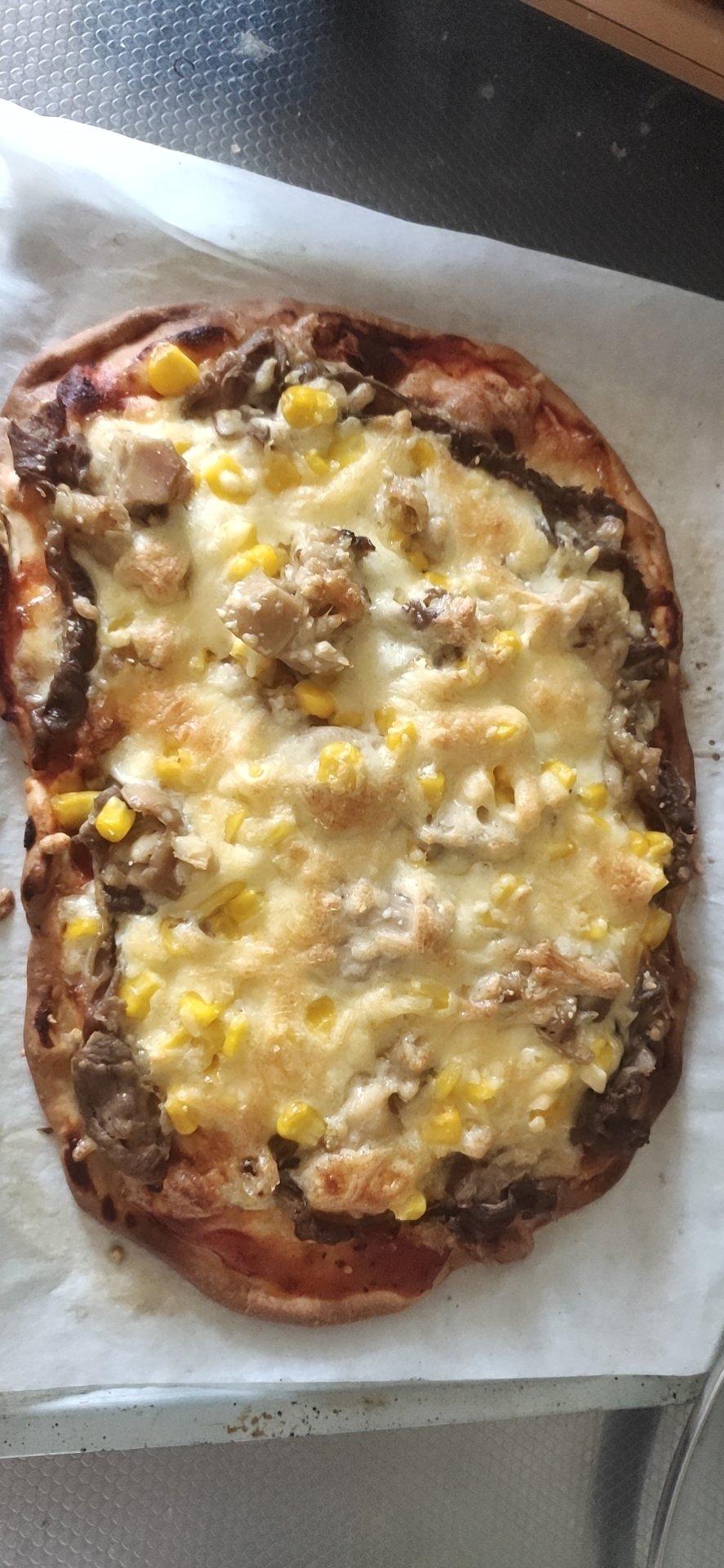 8寸披萨饼皮做法（🉑️厚🉑️薄，🉑️脆🉑️软）4张