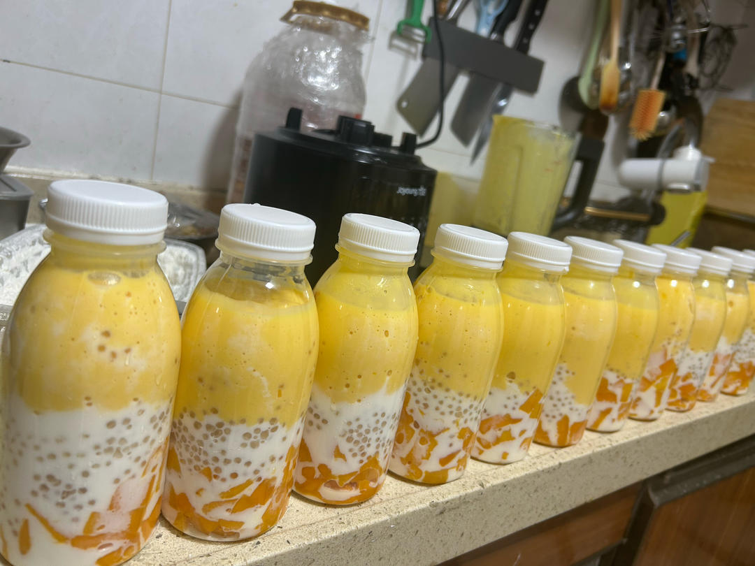 夏日饮品【杨枝甘露】好喝到原地开店
