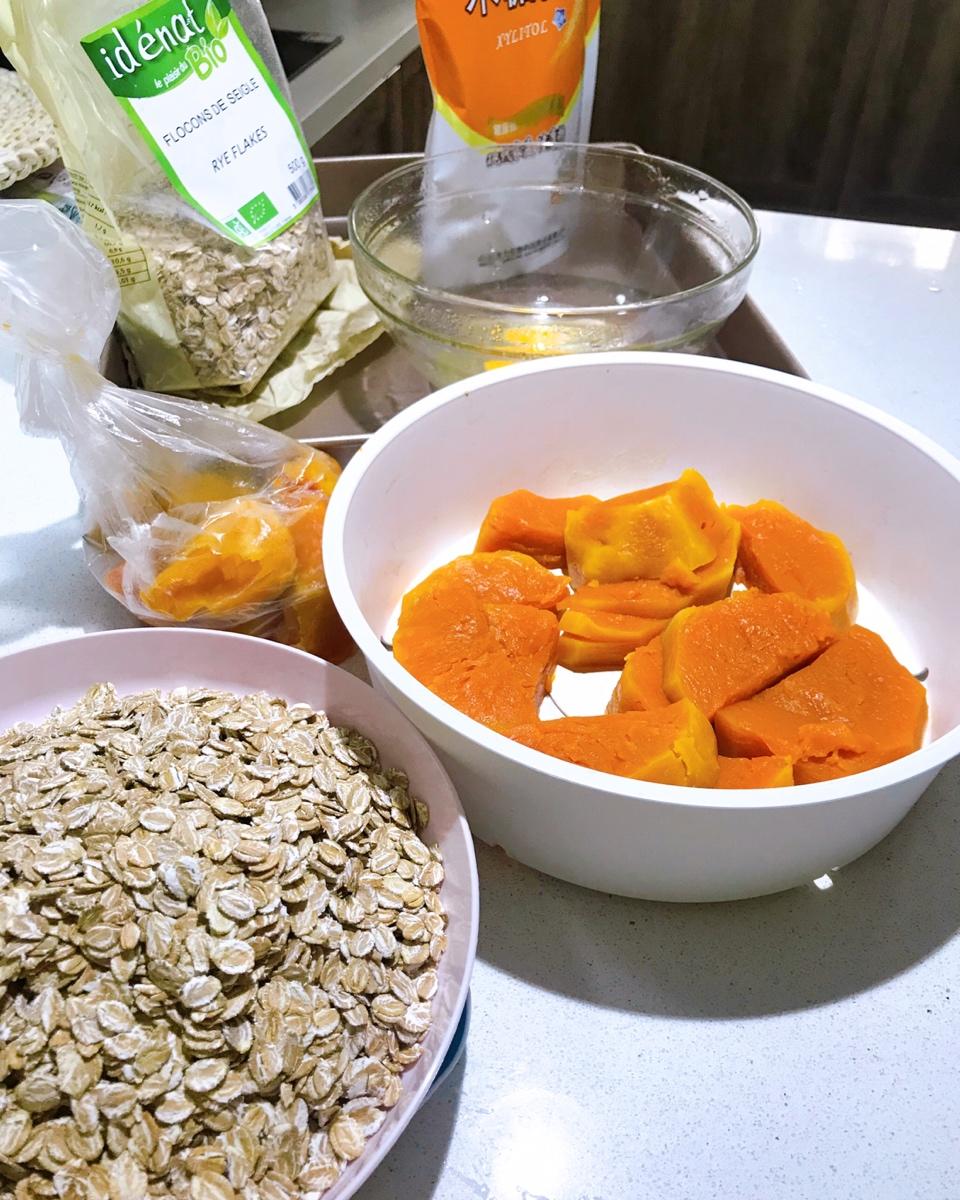 南瓜红薯燕麦小饼干