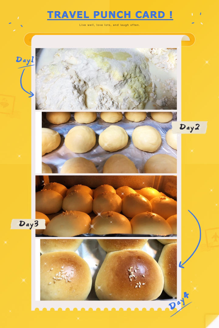 🥛超简单快手，柔软拉丝，一次发酵，牛奶小餐包