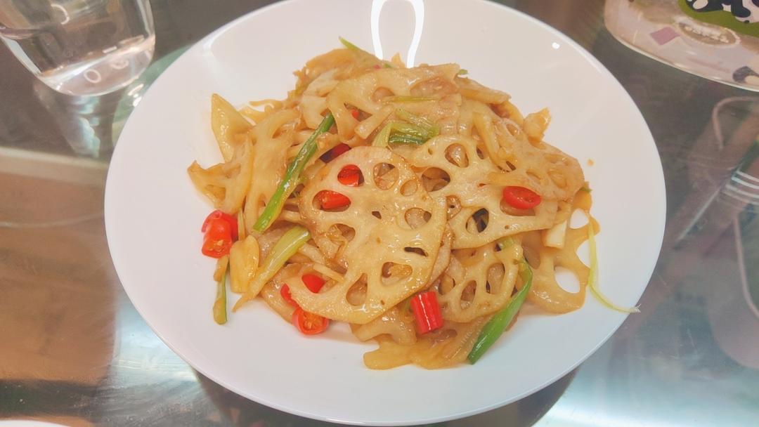 清炒藕片