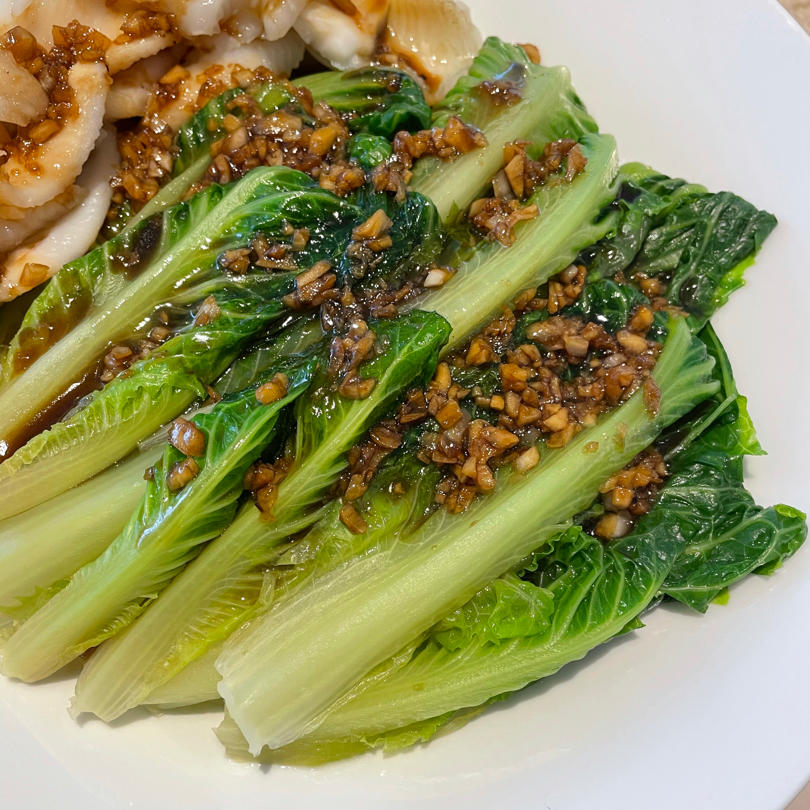 超级好吃低脂低热量的～蚝油生菜