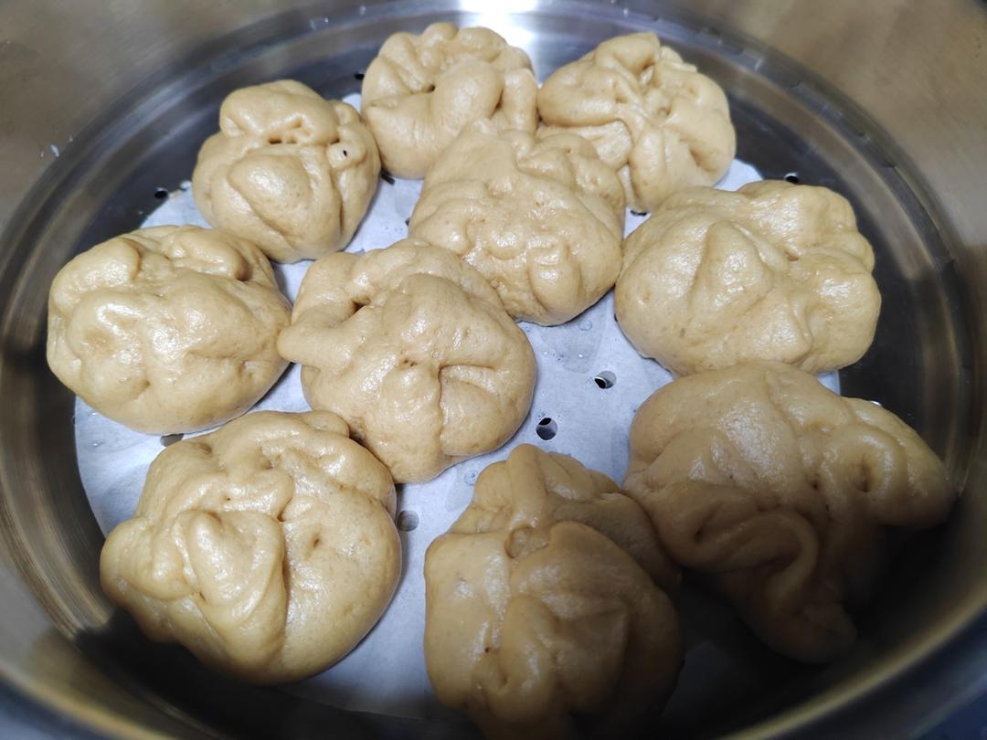 红糖花生馅包子（超详细）