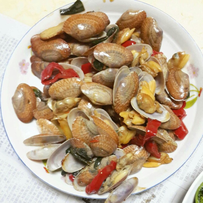 辣炒花蛤