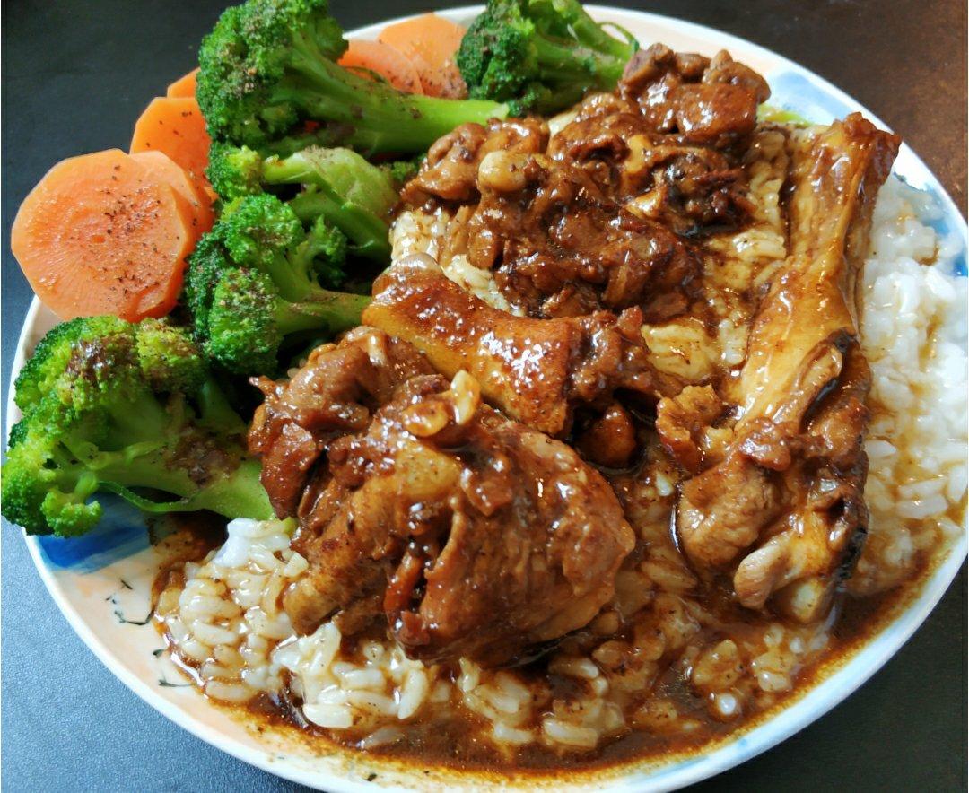 照烧鸡腿饭