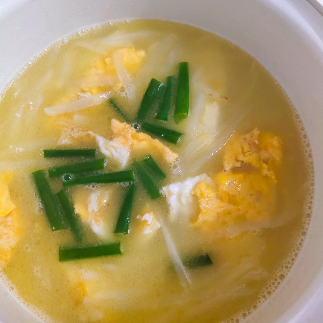 鸡蛋🥚萝卜汤！