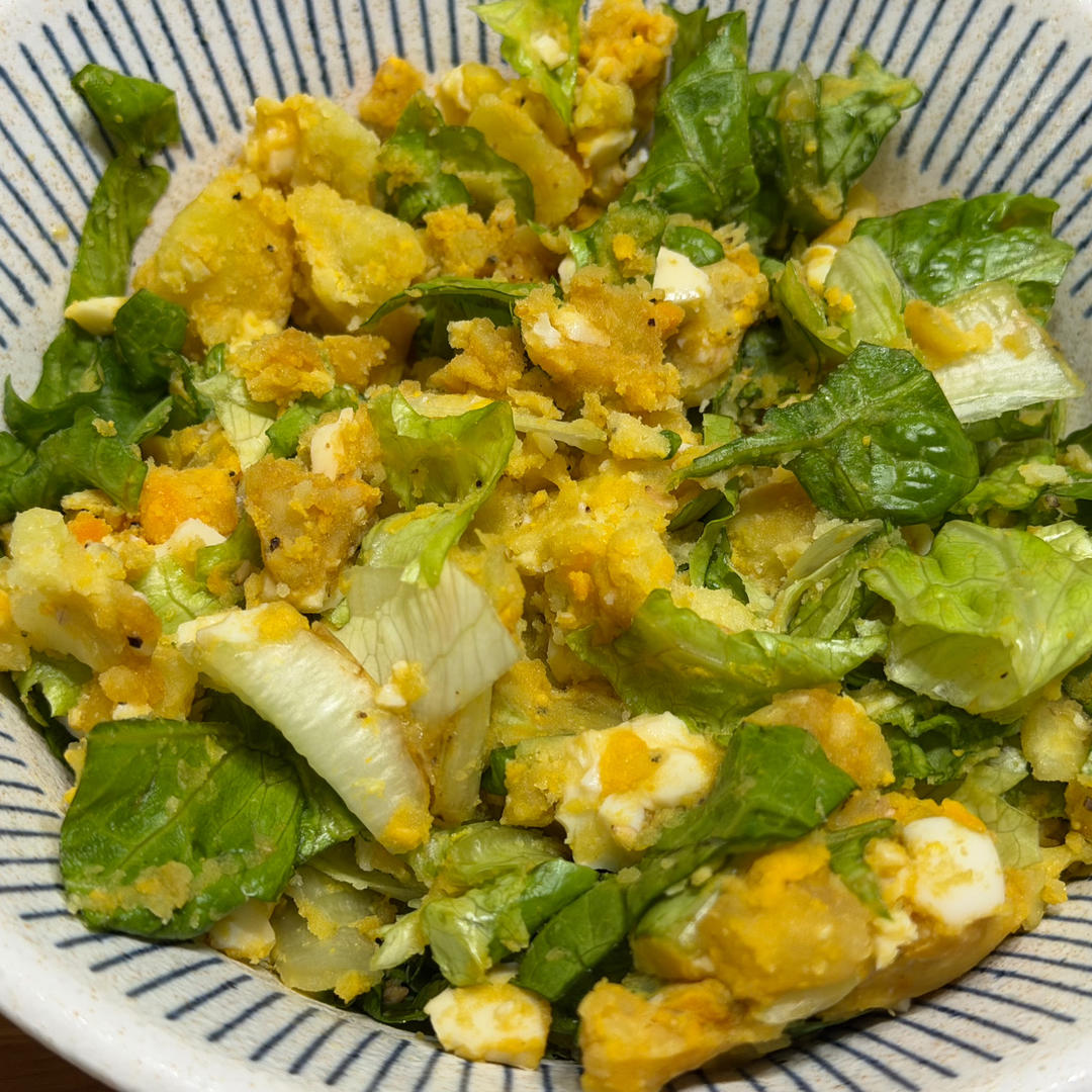 土豆 鸡蛋 生菜 沙拉