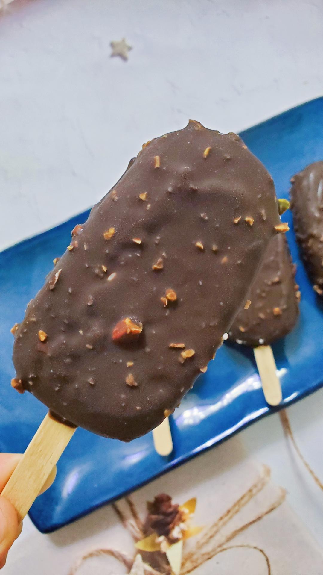 无需模具！奶香浓郁！脆皮奥利奥奶香雪糕🍦