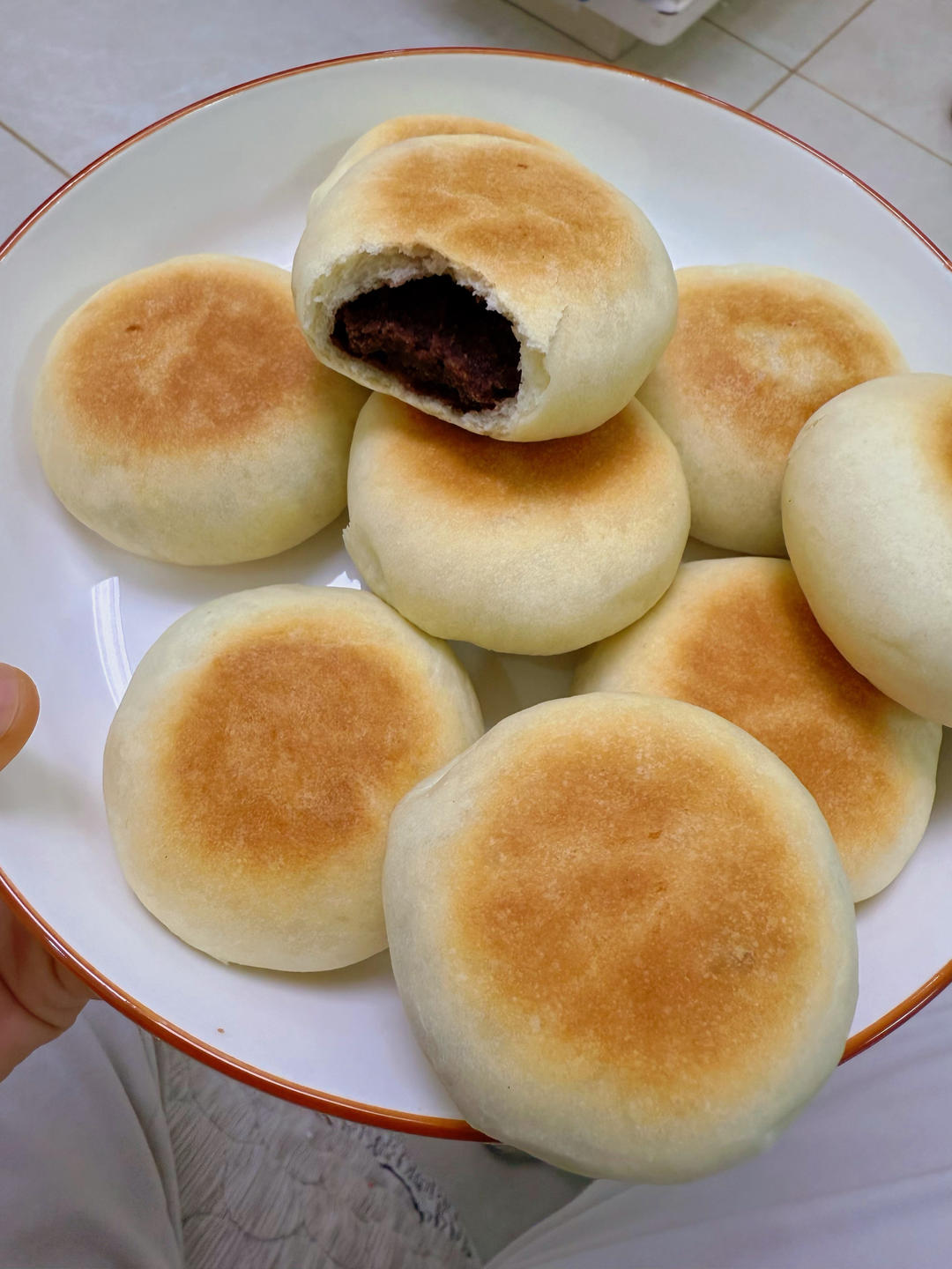 经典老式红豆饼