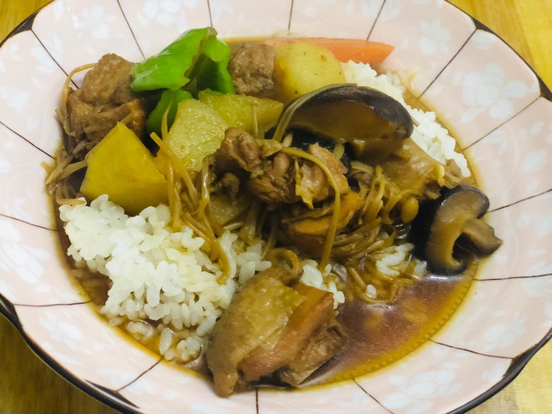 【电饭煲黄焖鸡米饭】