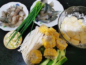 沼虾豆腐煲的做法 步骤4