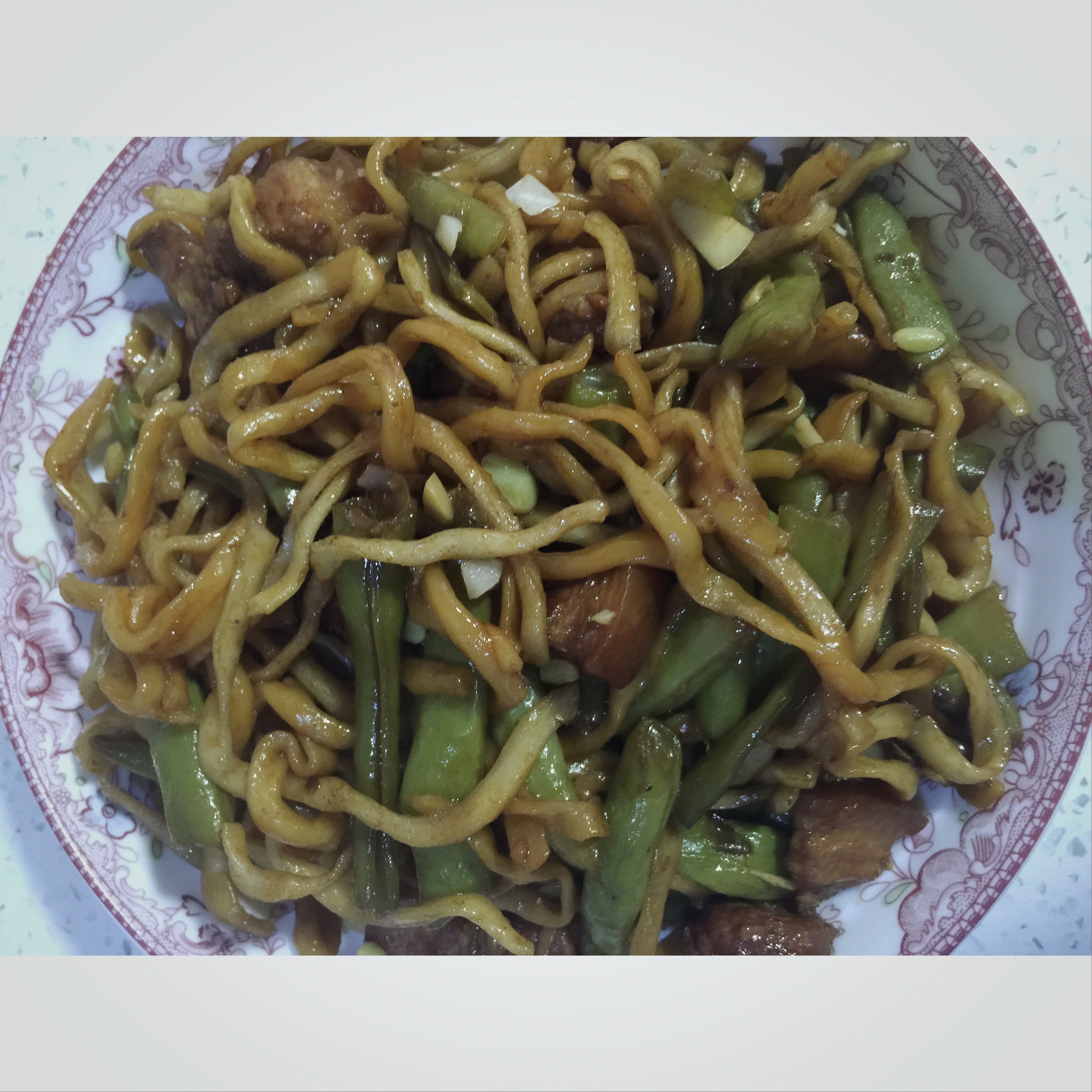豆角焖面