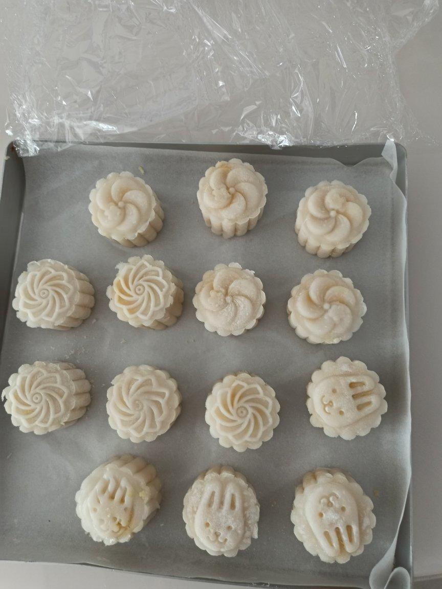 榴莲冰皮月饼