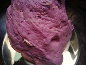 丫头花样紫薯馒头的做法 步骤4