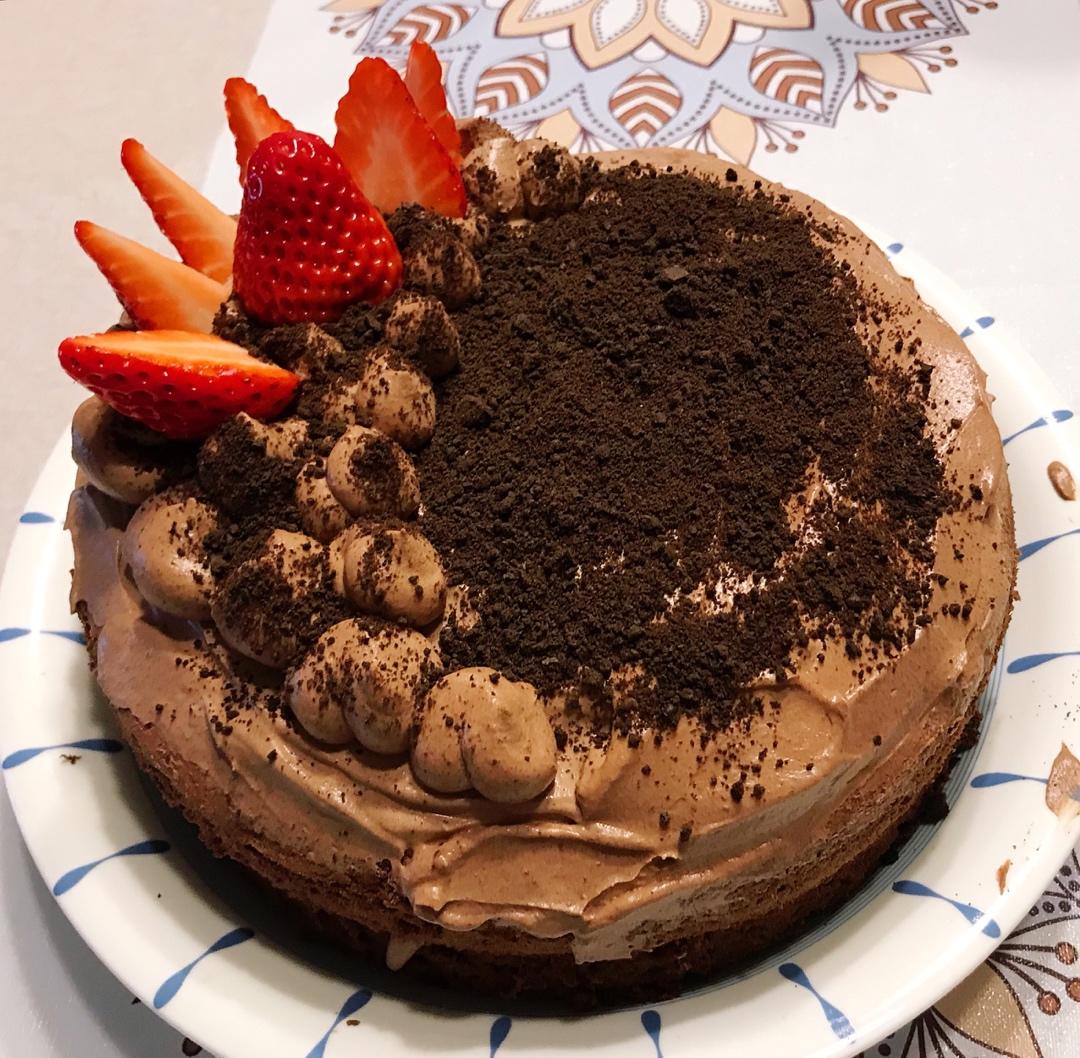 不消泡的巧克力戚风