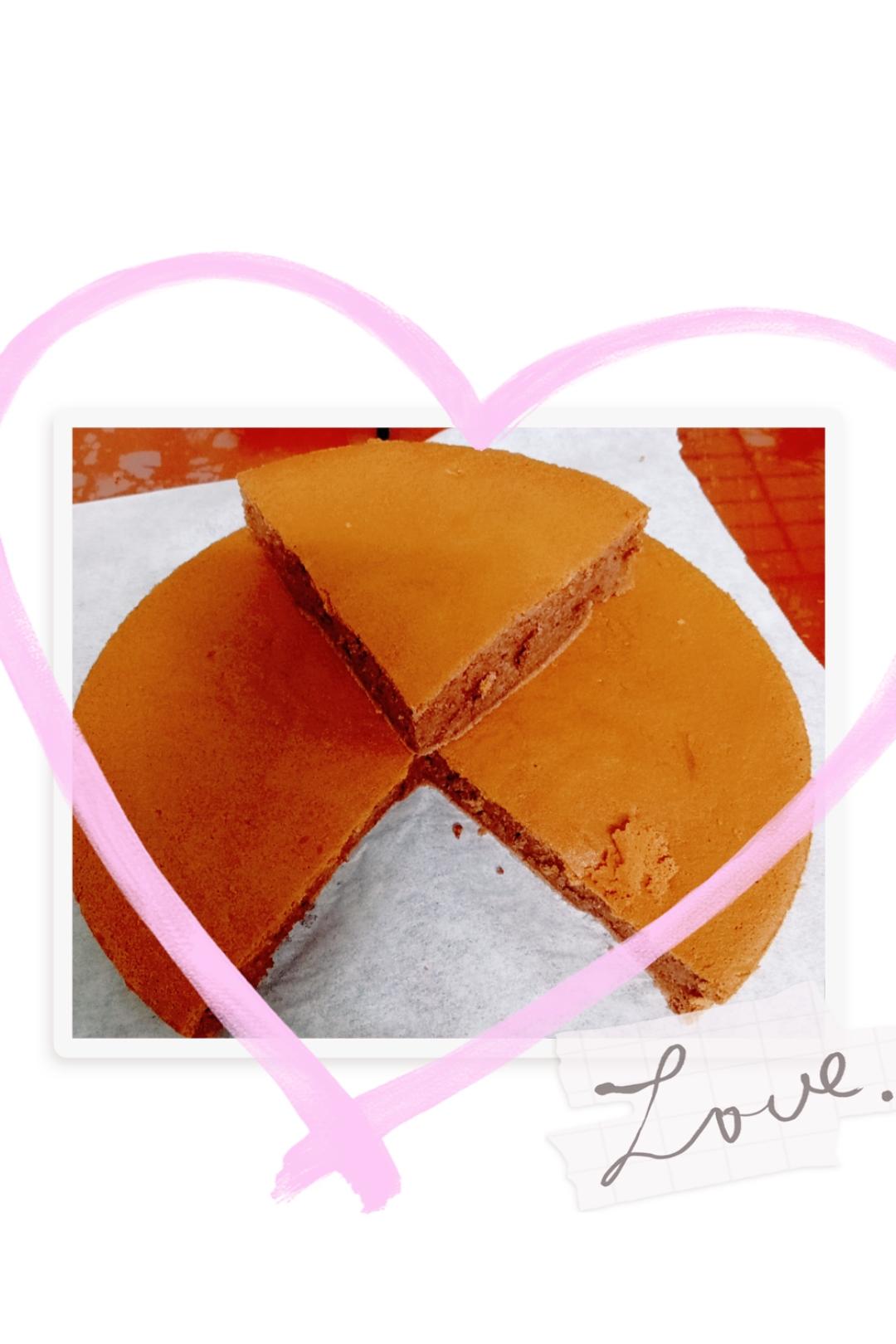 全蛋白可可戚风蛋糕