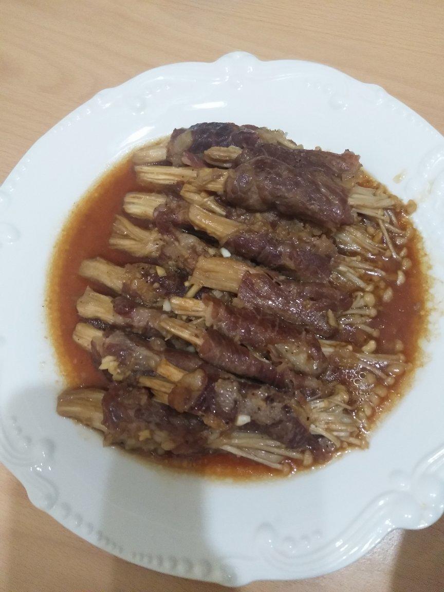 肥牛金针菇卷