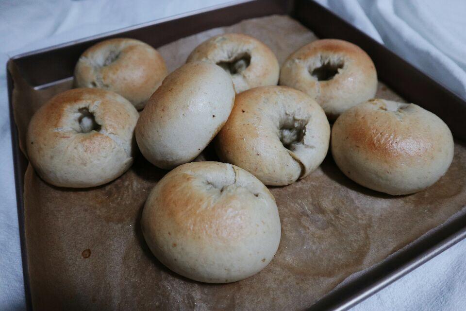 全麥香蕉蜂蜜貝果