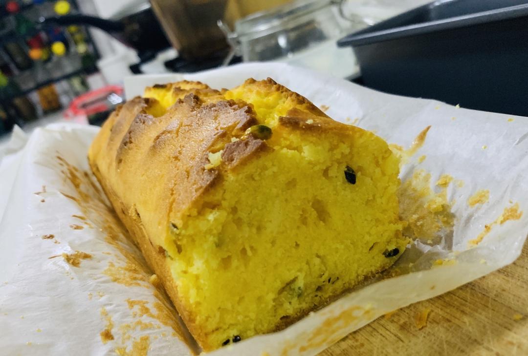 轻盈百香果磅蛋糕