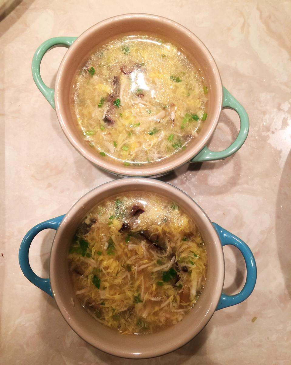香菇鸡丝羹