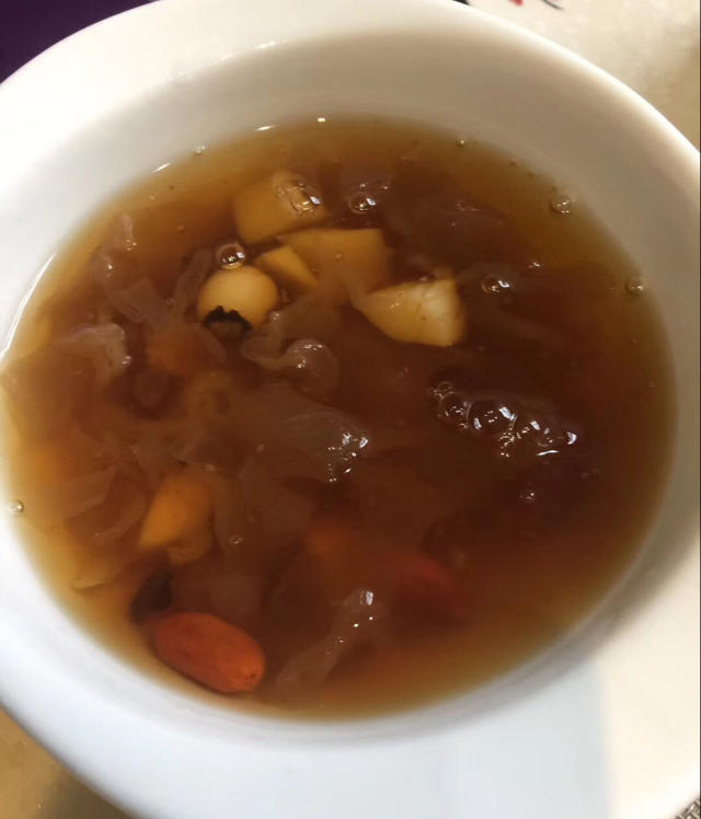 【紫薯银耳羹】