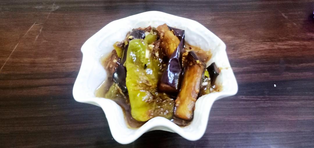 虎皮辣子烧茄子