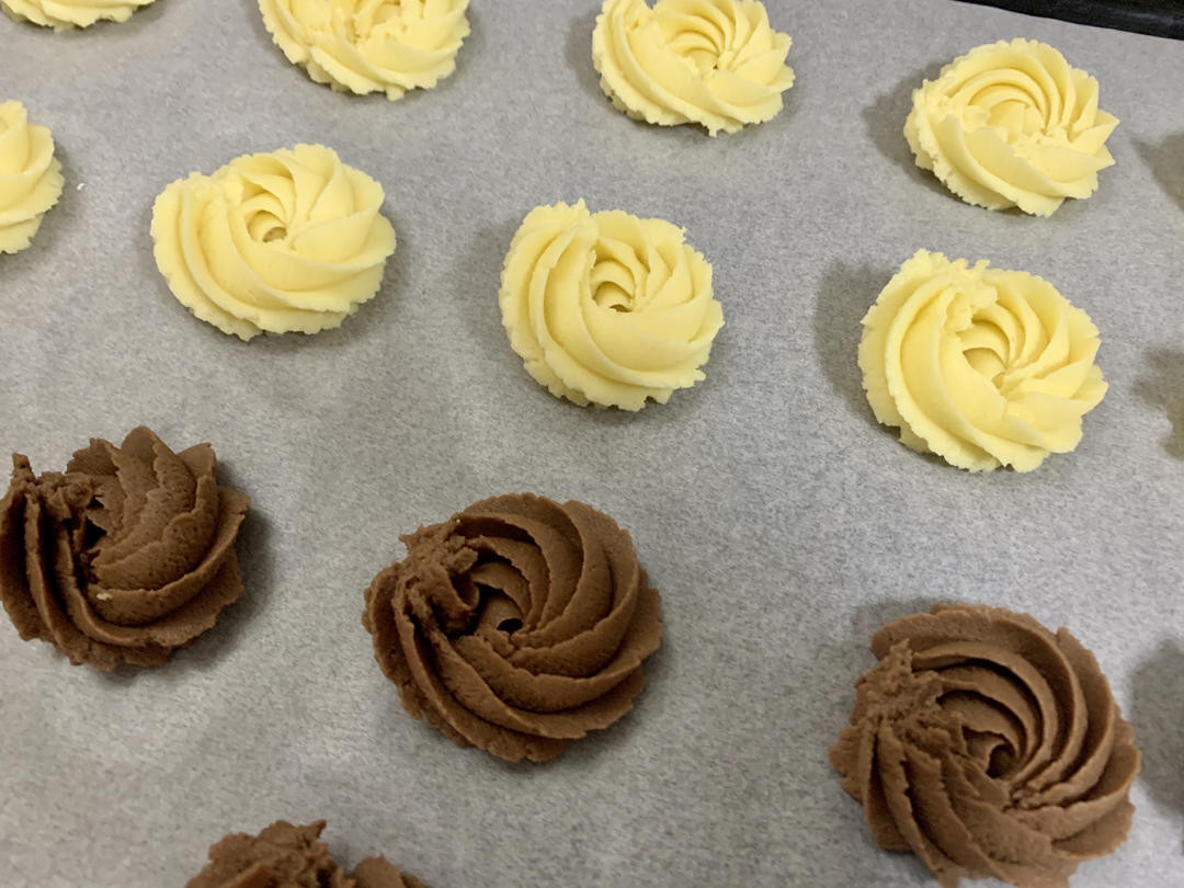 零失败❗️酥到掉渣的三色曲奇