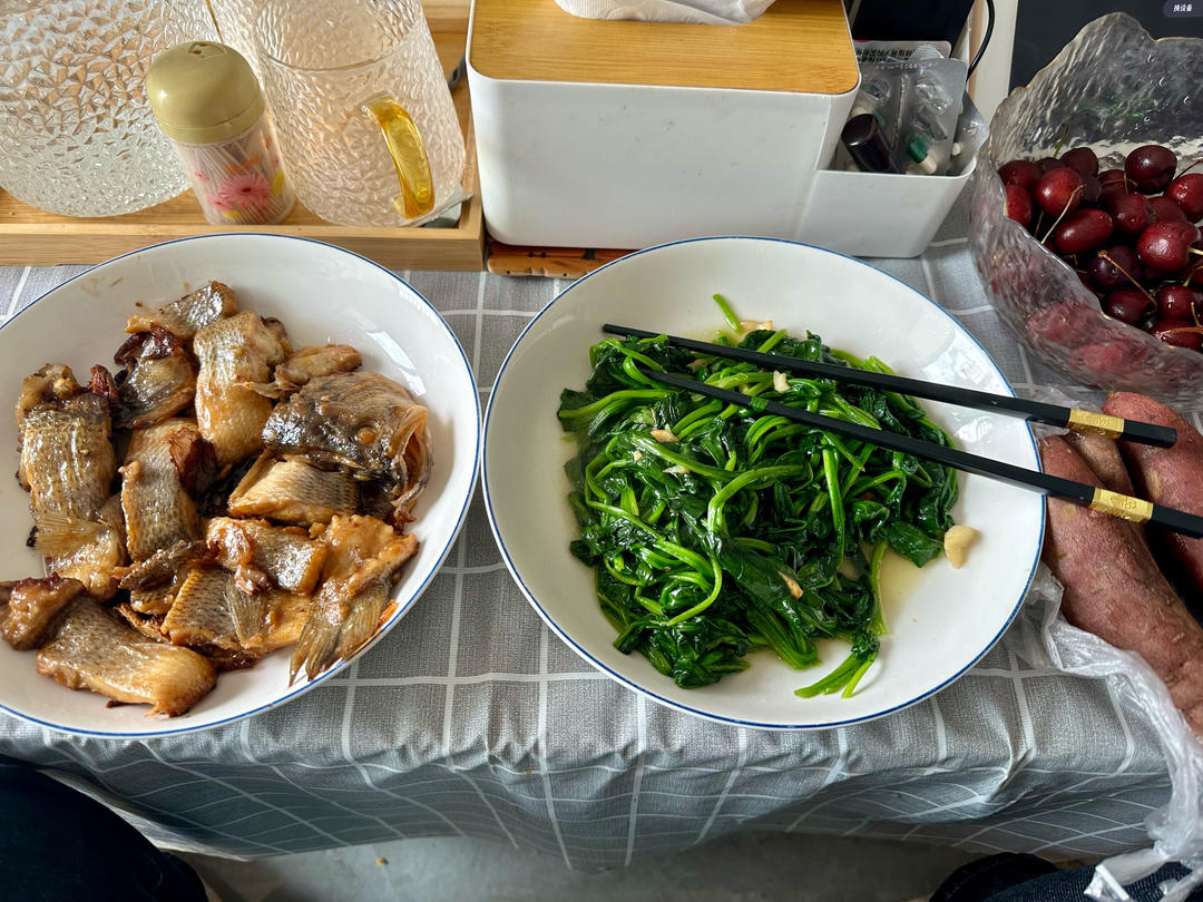葱香焗鲈鱼