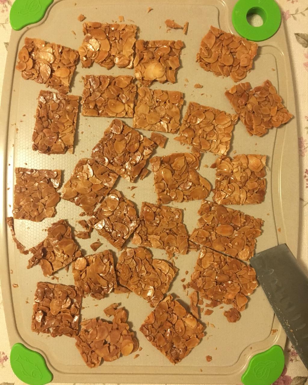 Pierre Herme的杏仁瓦片