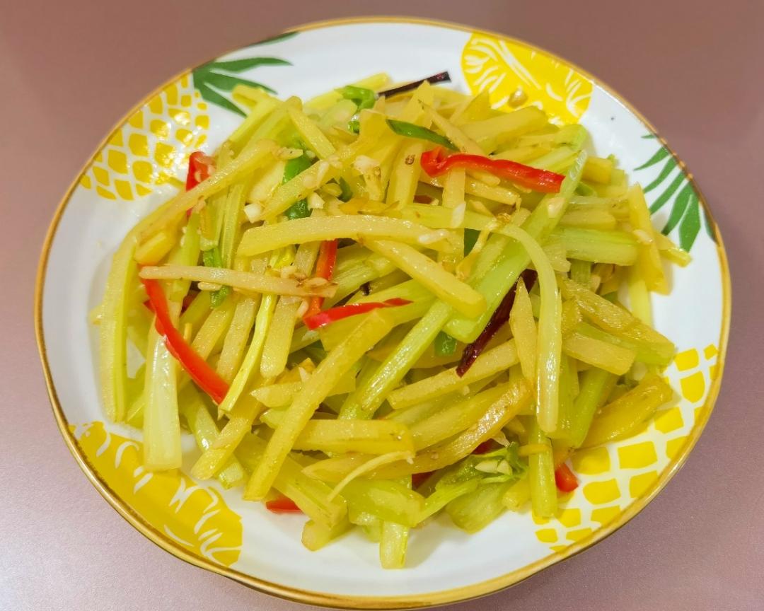 芹菜土豆丝(素菜)
