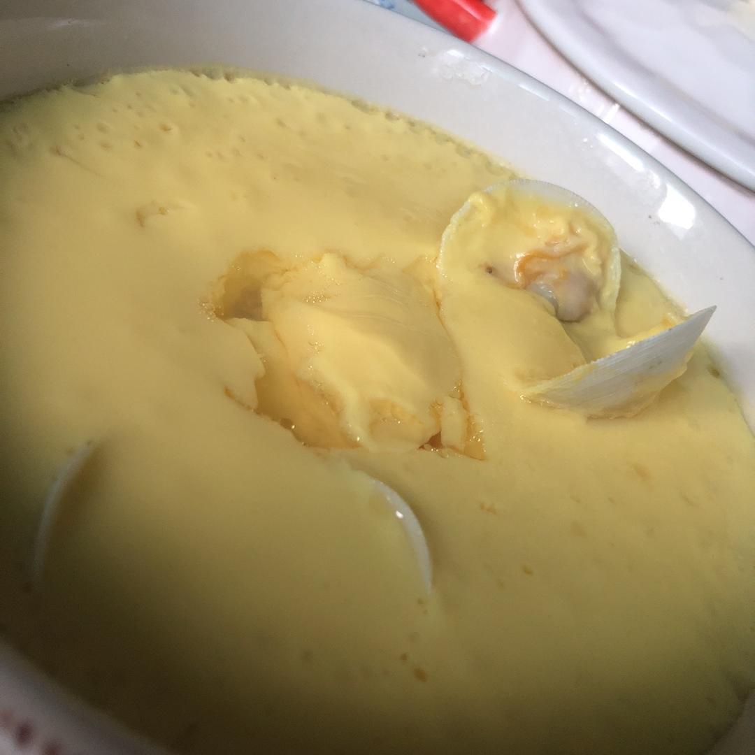 超滑嫩的蛤蜊炖蛋