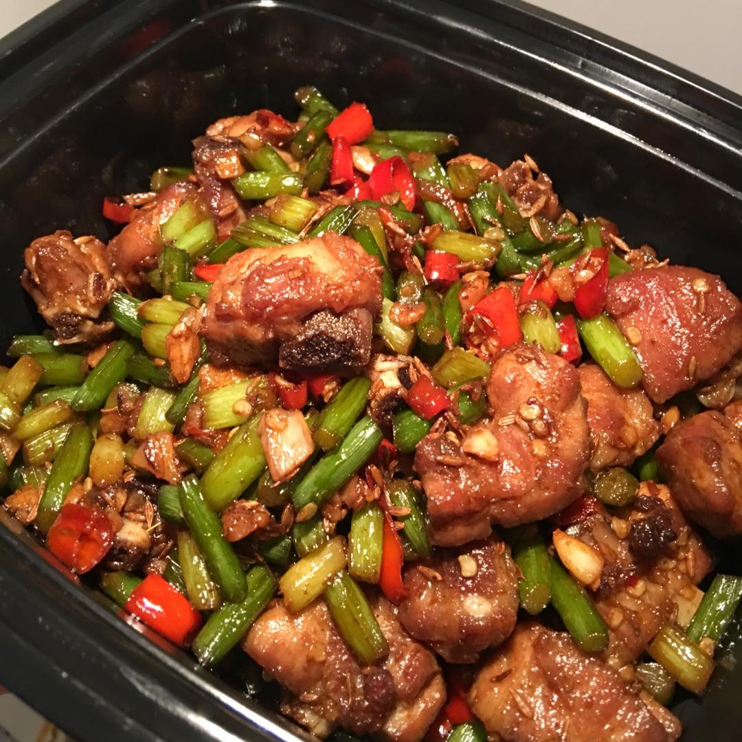 jings做的孜然风味干锅排骨
