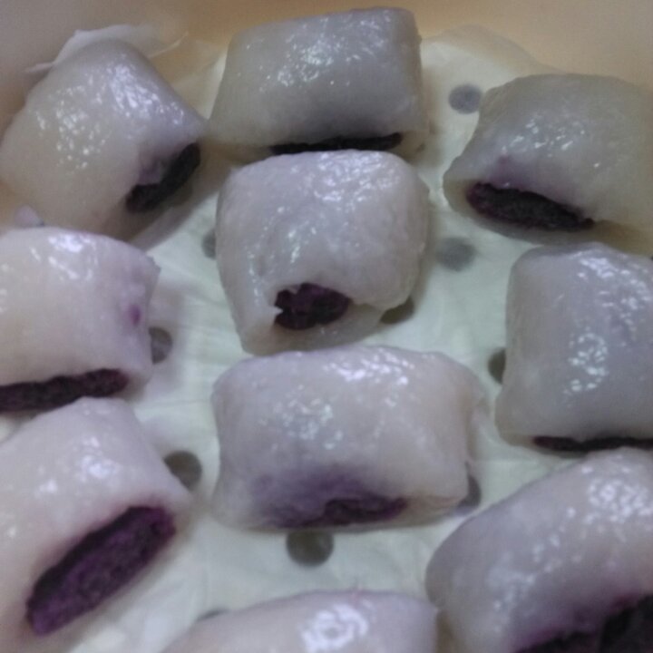 紫薯南瓜水晶糕