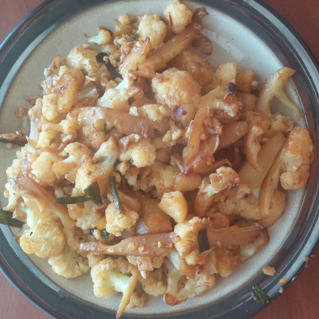 很“浪费”米饭的家常菜之一-------干锅菜花