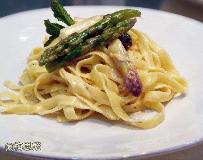 奶油双芦笋意面 Tagliatelles aux asperges的做法