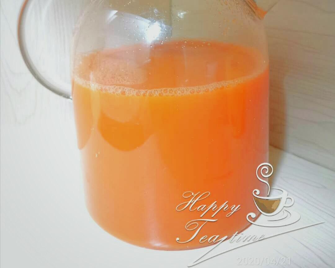 天然无添加的新鲜胡萝卜汁，过滤后口感更加细腻【豆浆机版】的做法 步骤15