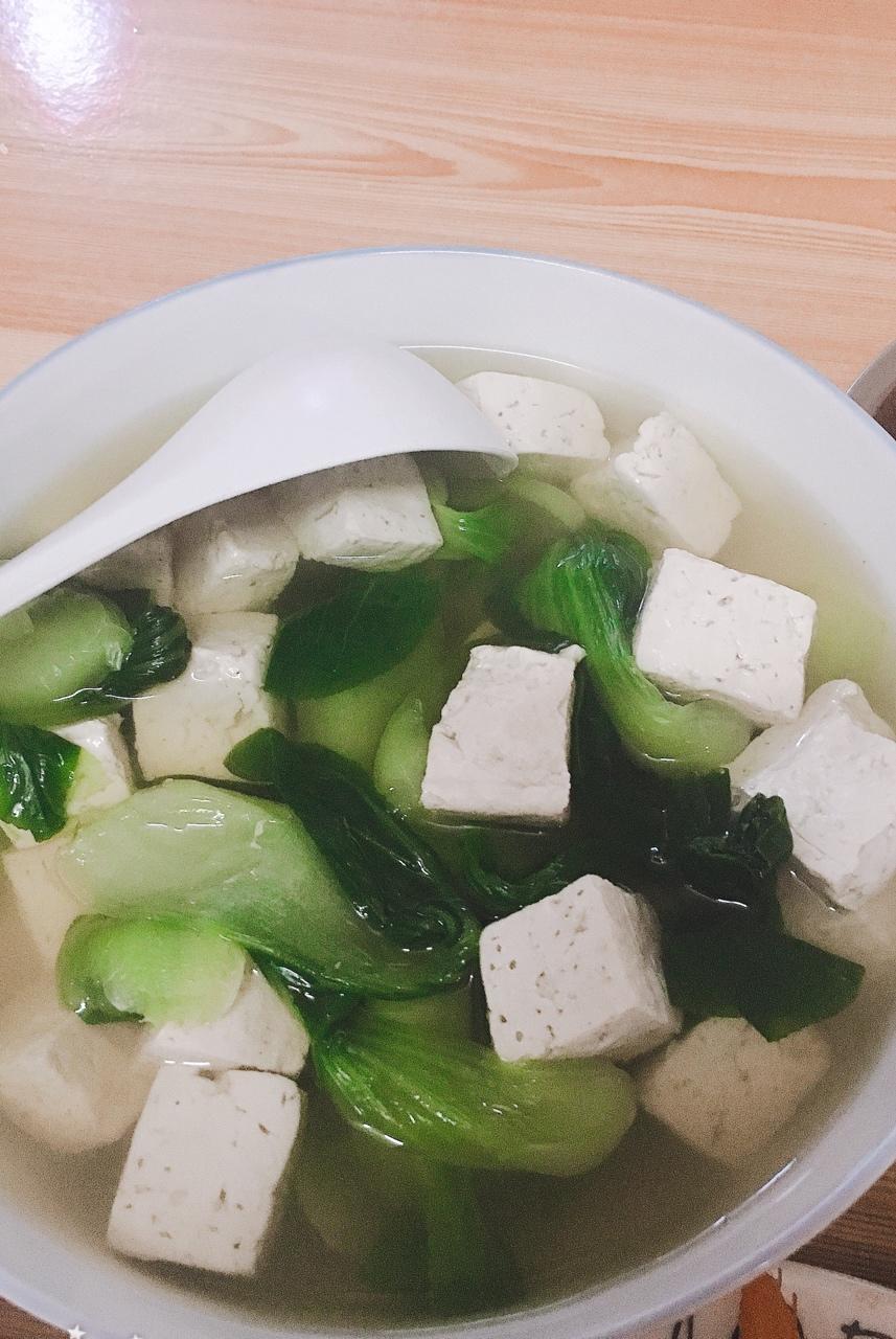 青菜豆腐汤