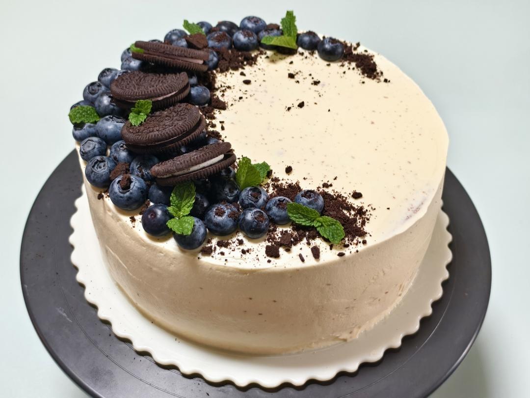 蓝莓奥利奥生日蛋糕