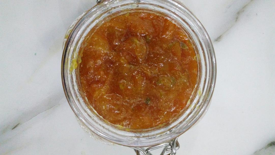 金桔酱润肺止咳化痰疗效好。金桔酱。