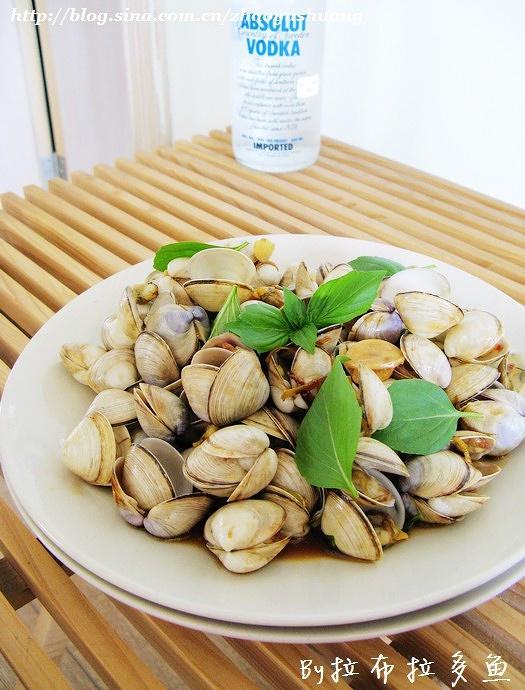 九层塔炒蛤蜊的做法