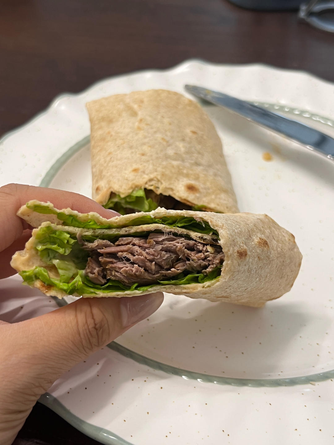 全麦卷饼（@健身厨男方子收集）