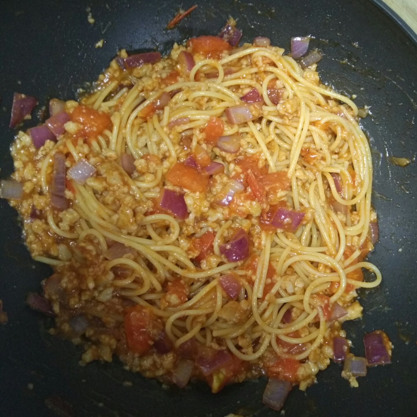 番茄肉酱意大利面