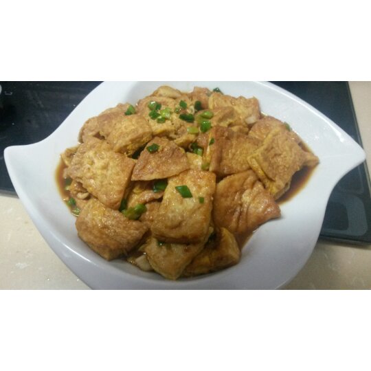蚝油嫩豆腐