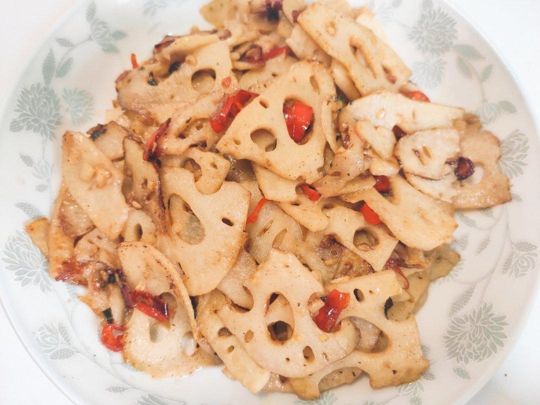 清炒藕片
