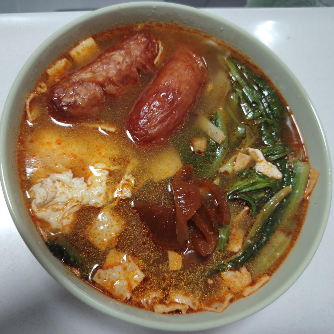 宅家版袋装螺蛳粉吃法1