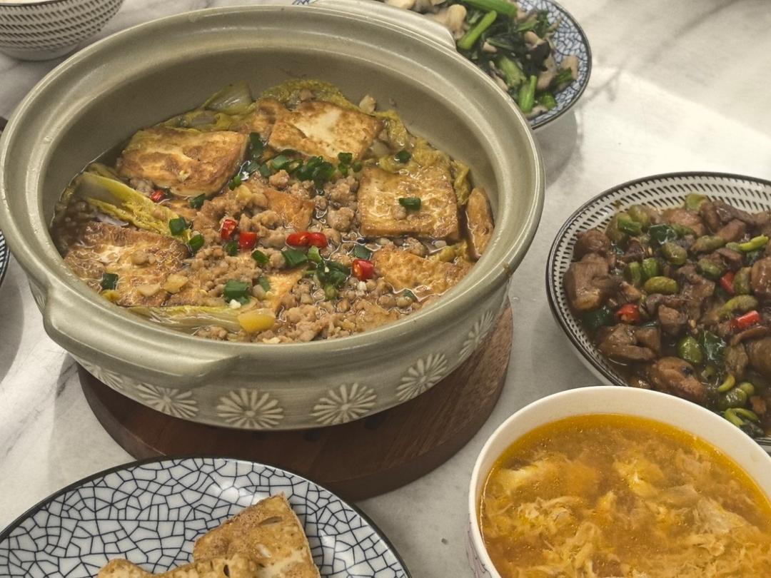 砂锅豆腐煲