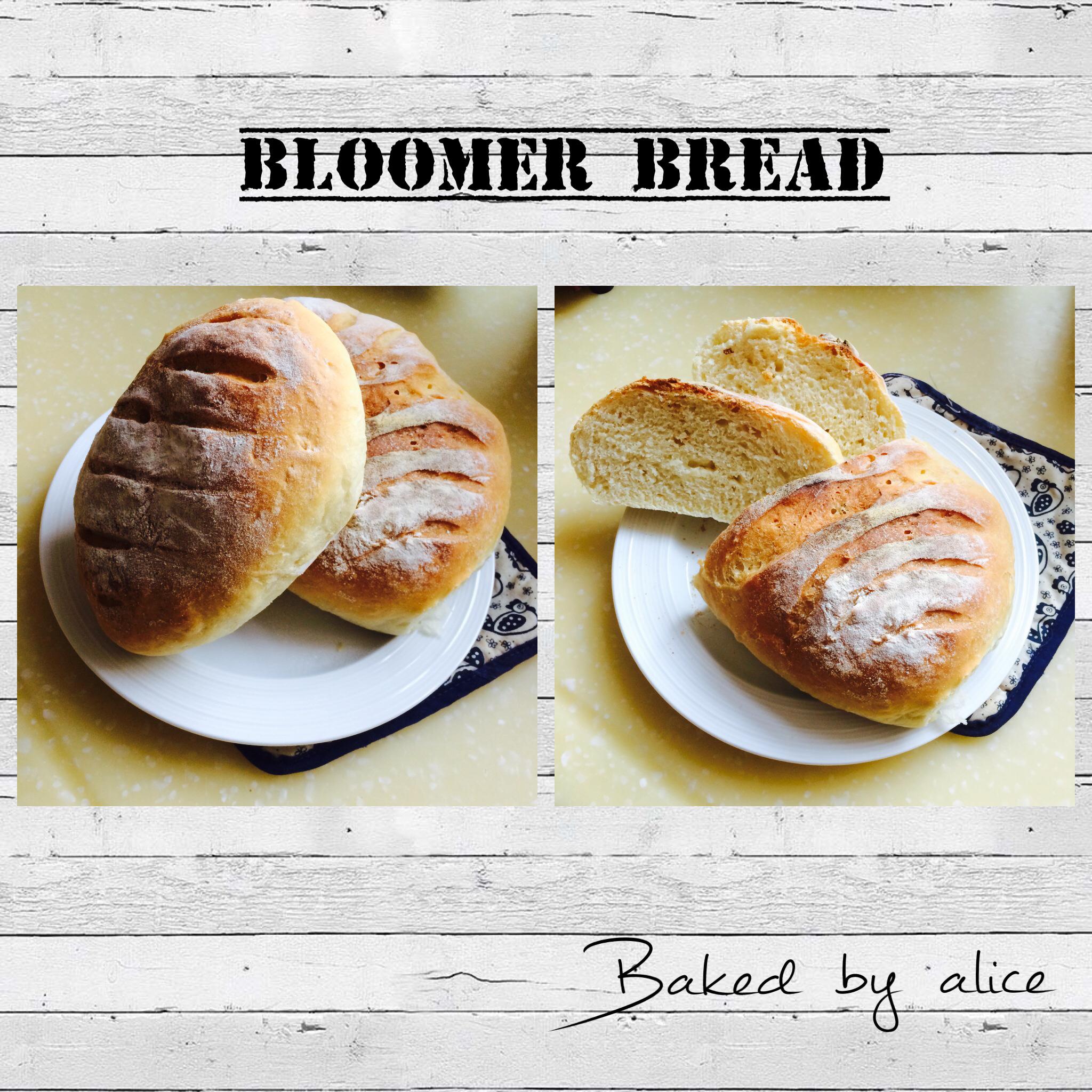 「欧包」经典英式布鲁姆面包 English bloomer