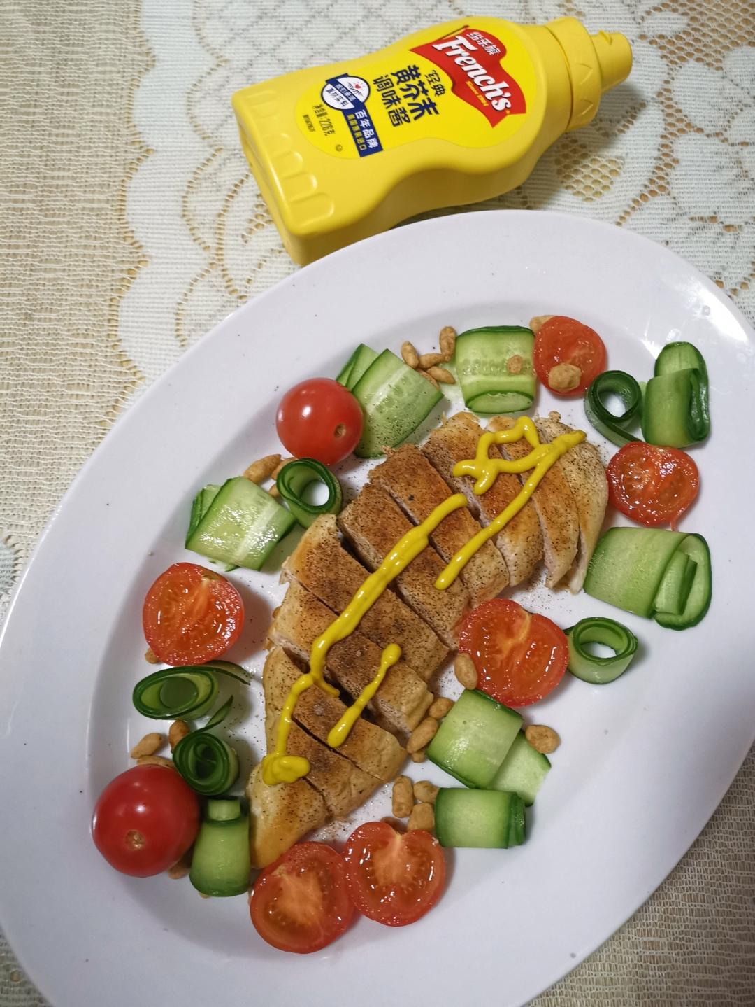 香煎黑胡椒鸡胸