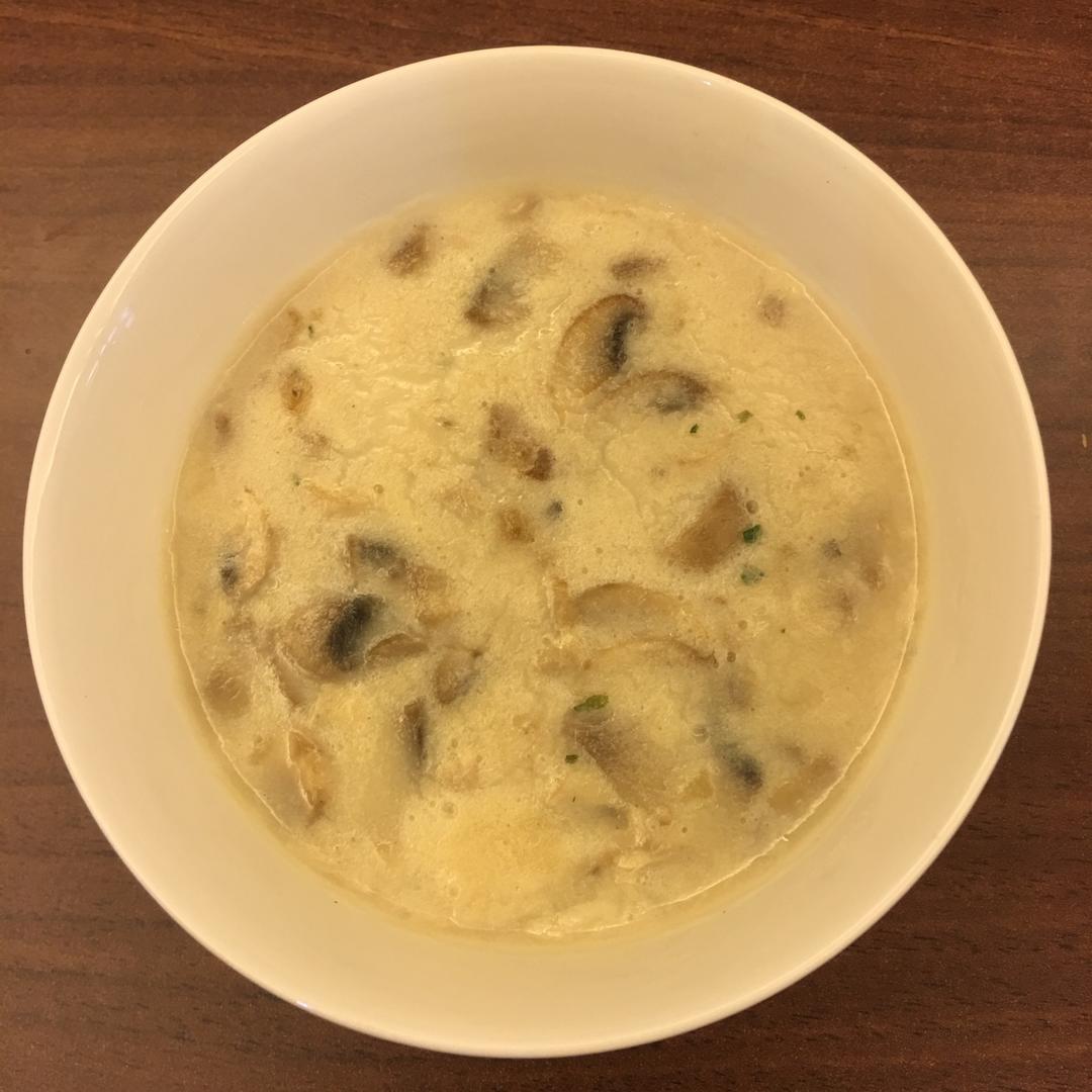 奶油蘑菇汤（完美比例版）
