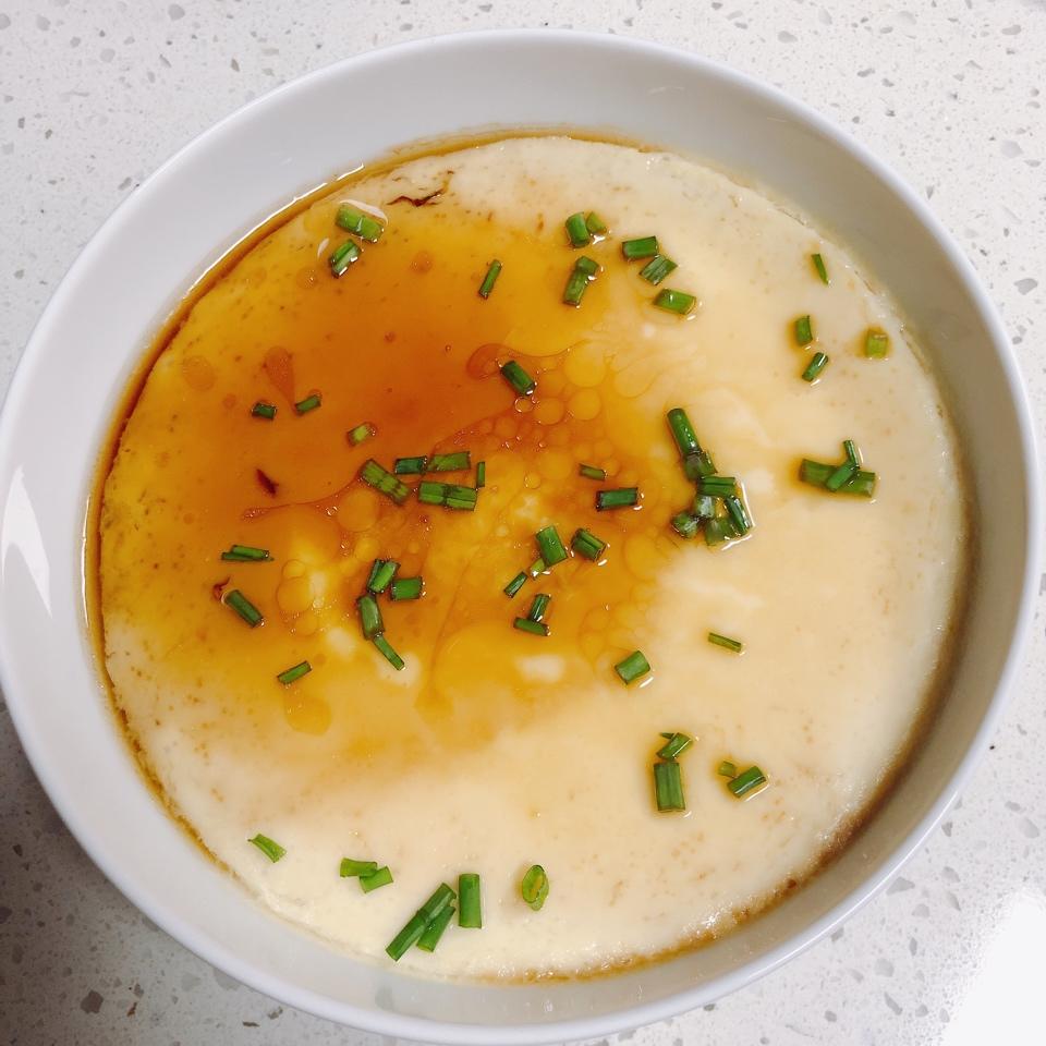 shirleyxsy做的肉末蒸蛋羹厨房小白都可以蒸出好吃的鸡蛋羹哟